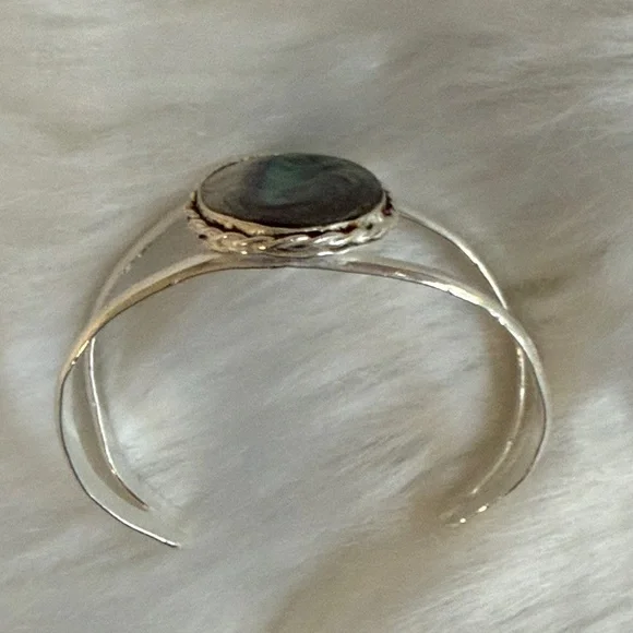 925 Silver Bracelet with Abalone Shell